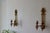 Vintage French Brass Sconces, Set of 2 For Sale - Image 9 of 9