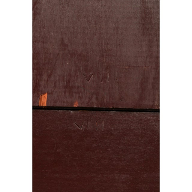 Antique New England Queen Anne Custom Reproduction Mahogany Highboy For Sale - Image 10 of 13