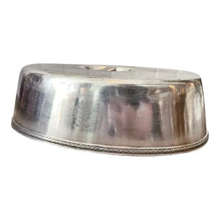 1926 Silver Plated Platter Cover From the Beekman Nyc For Sale