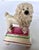 White Antique Victorian Staffordshire Spaghetti Poodles on Pillow Bases - A Pair For Sale - Image 8 of 16