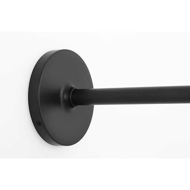 Metal Amber Lewis for Visual Comfort Signature Ponce 9" Sconce in Modern Iron with Milk White Glass Shade For Sale - Image 7 of 10