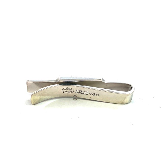 Georg Jensen Estate Money Clip Tie Clip Silver For Sale - Image 10 of 14