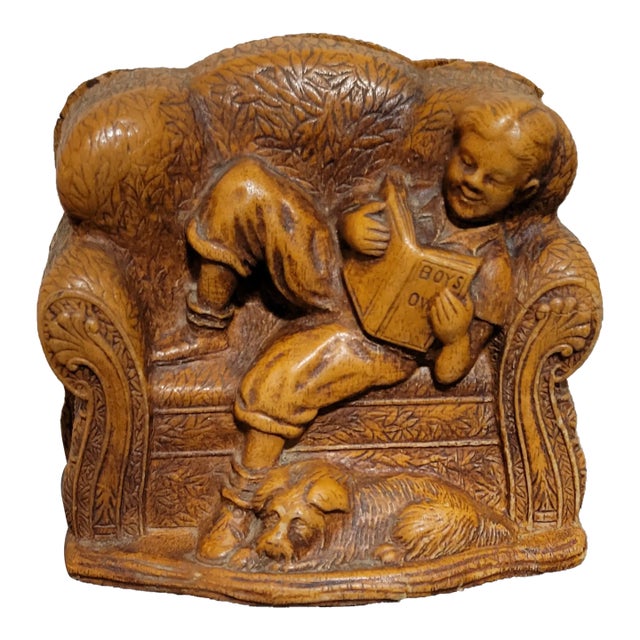 Antique Collector Bookends- Set of 2 For Sale