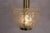 Mid-Century Modern Brass and Murano Ice Glass Pendant Light, 1970s For Sale - Image 3 of 9