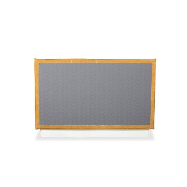 Lugano Fabric Bed Frame in Yellow, White and Curry with Manual Function by BoConcept For Sale - Image 13 of 16