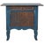 Small Antique Swedish Blue Folk Art Sideboard For Sale