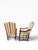 Pair of Pearson Furniture Armchairs – Striped Upholstery & Curved Silhouette For Sale - Image 12 of 15