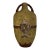 Mid Century Modern Terracotta W/Wrapped Rattan Rustic Mediterranean Handles Vase For Sale