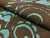 Water Resistant Outdoor Floral Brown Teal Blue Aqua Upholstery Fabric For Sale - Image 4 of 6
