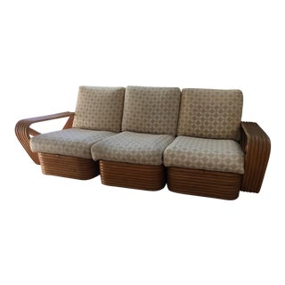 Paul Frankl Six-Band 3-Piece Sectional Sofa For Sale