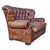 Contemporary 5 Foot Restoration Hardware Churchill Tufted Leather Sofa Loveseat For Sale - Image 3 of 18