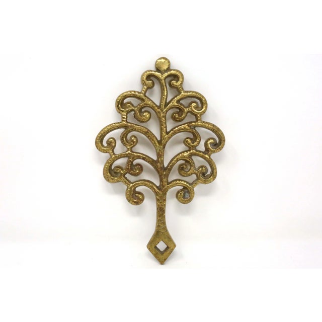 Vintage Brass Vine Trivet For Sale In Tampa - Image 6 of 6