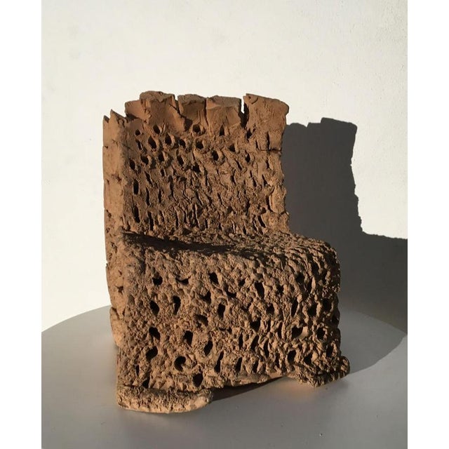 Italian Terracotta Abstract Sculpture by Urano Palma, 1985 For Sale - Image 9 of 18