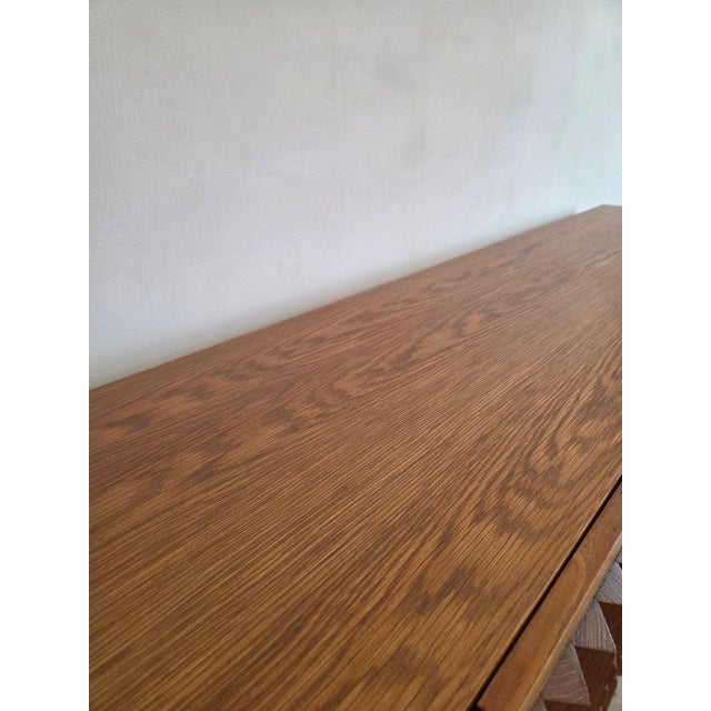 Brutalist Large Brutalist Oak Sideboard from Aurora, 1975 For Sale - Image 3 of 16