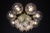 1960s Large Mid-Century Brass Preciosa Chandelier with Glass Globes, Czechia, 1960s For Sale - Image 5 of 12