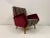 Armchair by Gio Ponti Model 803 New upholstery Stained beech legs Made by Cassina Retailed by Illums Bolighus (label...