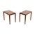 Mid-Century Modern Vintage Danish Side Tables by Severin Hansen for Haslev, 1960, Set of 2 For Sale - Image 3 of 11