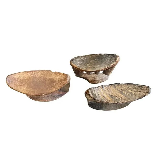 Tribal African Sculptural Ethiopian Carved Wooden Headrests For Sale - Image 3 of 7