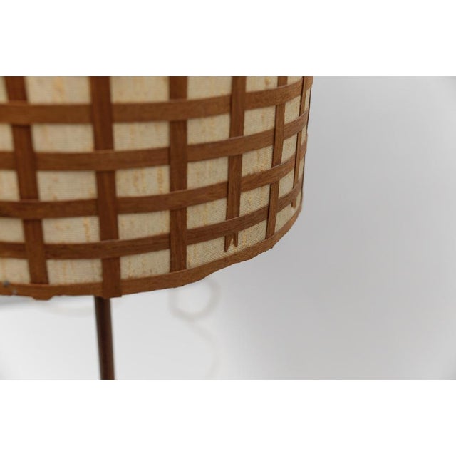 Mid-Century Modern Floor Lamp in Brass and Teak from Temde, Switzerland, 1960s For Sale - Image 11 of 17