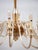Gold Large 24-Arm Amber Murano Glass Chandelier, 1950 For Sale - Image 8 of 17