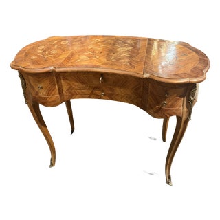 Louis XVI Marquetry Dressing Table, 1930s For Sale