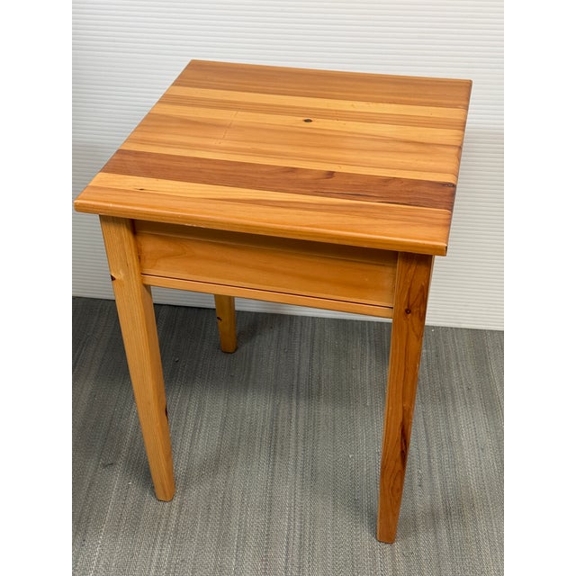 Wood Griffin Byrum Handcrafted Side Table For Sale - Image 7 of 12