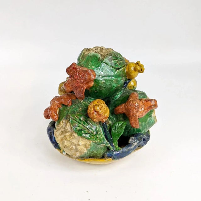 Chinoiserie 19th Century Ceramic Fruit Pomegranates For Sale - Image 3 of 6