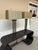 Design Plus Gallery presents a Pair of Sculpted Iron Craftsman Table Lamps by Tanner Kenzie. These timeless lamps are an...