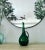 Scarce Blenko Chianti Pitcher or Decanter - This Blenko art glass green pitcher/decanter is a gorgeous vibrant shade of...