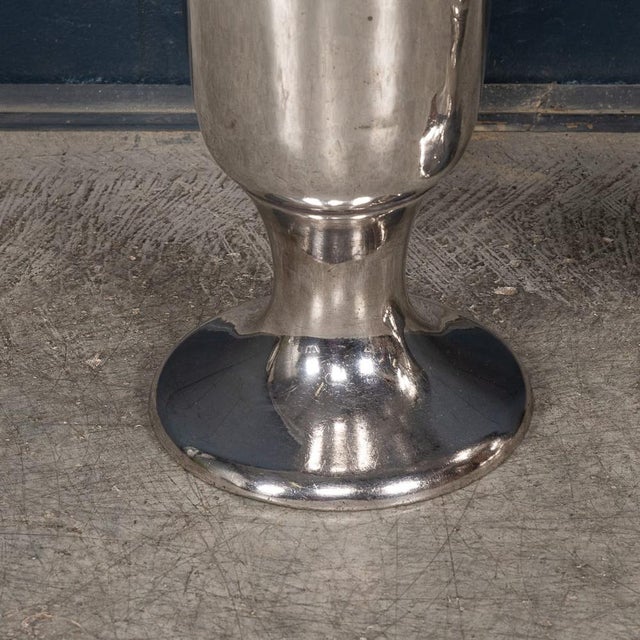 Vintage English Floor Standing Silver Plated Wine Coolers, 1950s, Set of 2 For Sale - Image 6 of 14