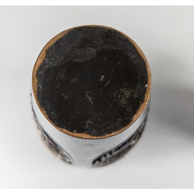 19th Century Japanese Meiji Bronze Reticulated Ikebana Vase With Phoenix For Sale - Image 14 of 15