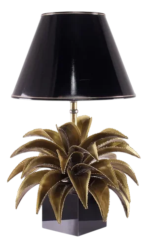 Agave Lamp by Ateliers Techoueyres for Maison Jansen, 1970s