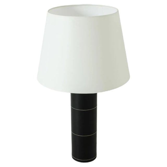 Leather Base Table Lamp from Bergboms For Sale