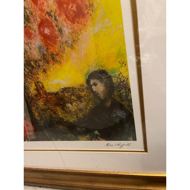 Marc Chagall “Tree of Life" Lithograph Signed #210/500 Framed W Coa Aka "Eve" "Tree Over Village" For Sale - Image 11 of 11