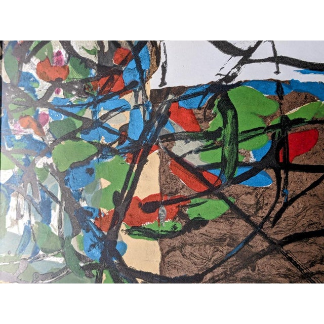 Modern Jean-Paul Riopelle, Abstraction, Original Lithograph, 1966 For Sale - Image 3 of 5