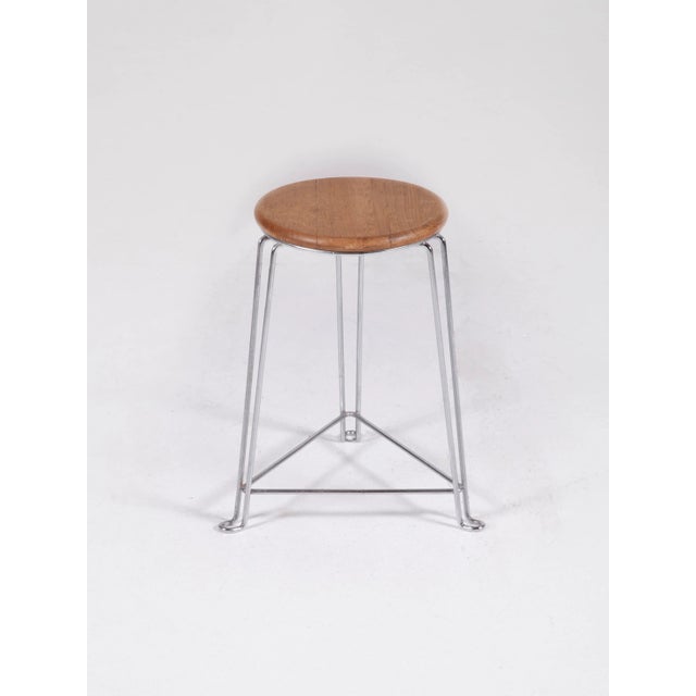 Mid-Century Modern Stool by Jan Van Der Togt for Tomado, 1960s For Sale - Image 3 of 3