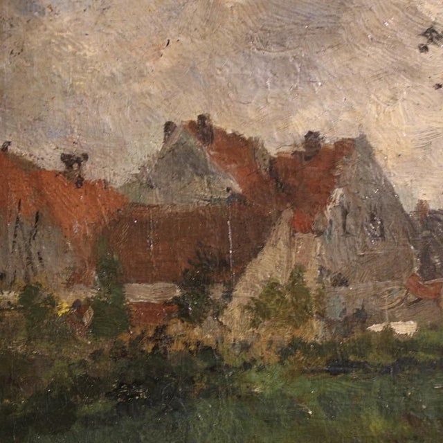 Henri Louis Ludwig, Impressionist Landscape, 1890, Oil on Canvas For Sale - Image 9 of 15