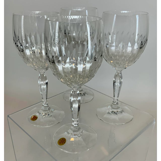 Set of 4 Vintage Echt Bleikristall Germany Cristal Wine