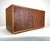 Mid-Century Modern Mid Century Danish Modern Style Walnut Vinyl Record / Media Storage Cabinet Restored For Sale - Image 3 of 12
