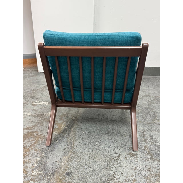 2020s Joybird Soto Armchair, Lucky Turquoise For Sale - Image 5 of 12