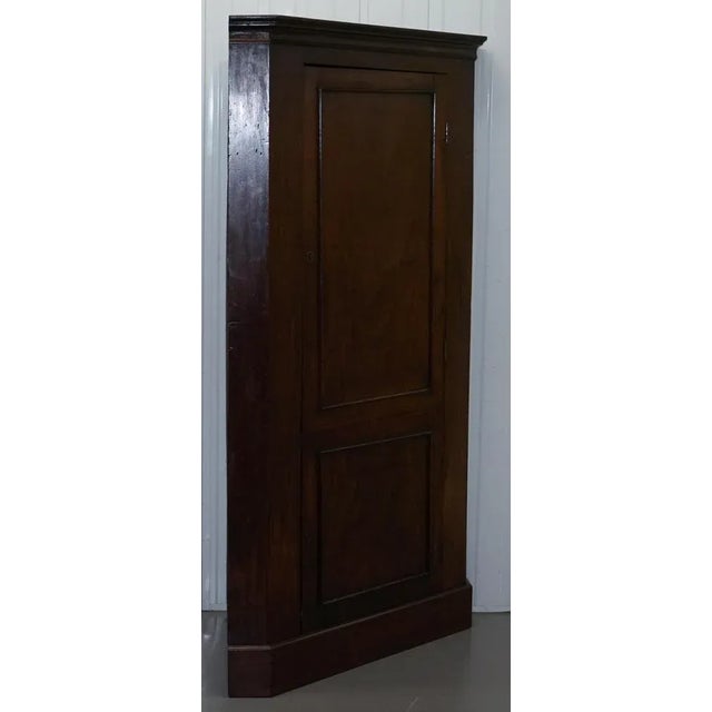 Solid Hardwood Corner Cupboard, 1760s For Sale - Image 12 of 18