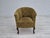 Vintage Danish Lounge Chair in Green Furniture Fabric, 1950s For Sale - Image 10 of 18