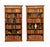 You are looking at a pair of English Sheraton style openfront bookcases hand crafted from the finest walnut. This lovely...