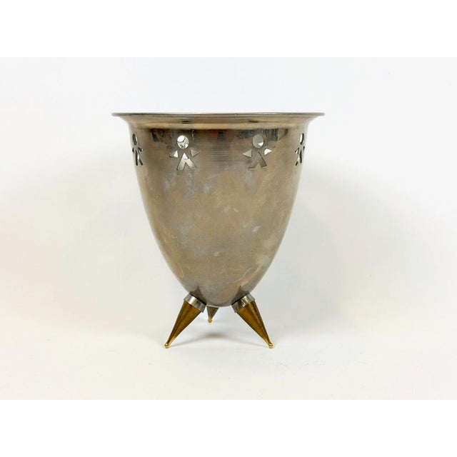 Vintage Alessi Style Champagne Cooler, 1960s For Sale - Image 4 of 8