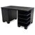 Vintage Art Deco Oak Black Desk, 1930s For Sale - Image 9 of 9