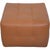 Ottoman in Cognac Anilin Leather For Sale - Image 6 of 6