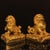 Pair of Gilt Bronze Guardian Lions – 7.9" Foo Dogs on Dragon Relief Bases With Xuande Mark For Sale In Los Angeles - Image 6 of 9