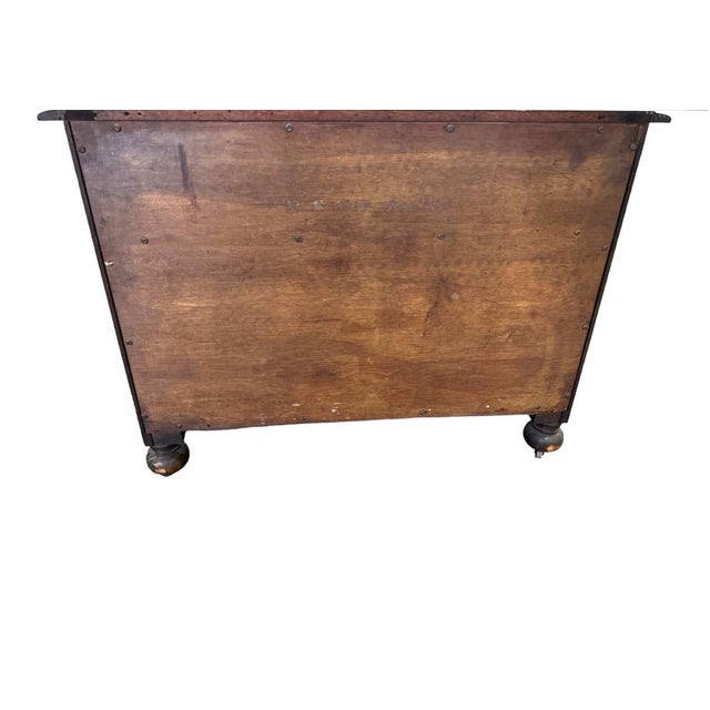 Rare 1920s Baker Furniture Antique Large Spanish Revival 42” Walnut