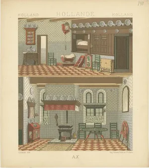 Racinet, Holland Interior, 1880, Paper