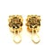 Pair of Primoro Italian 18k Gold Pavé Diamond Earrings, 1980s For Sale - Image 11 of 17